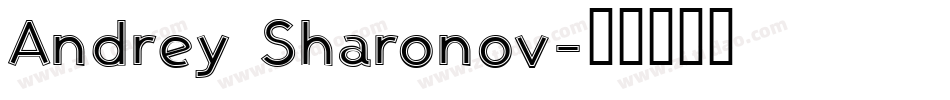 Andrey Sharonov字体转换